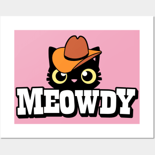 Meowdy Posters and Art